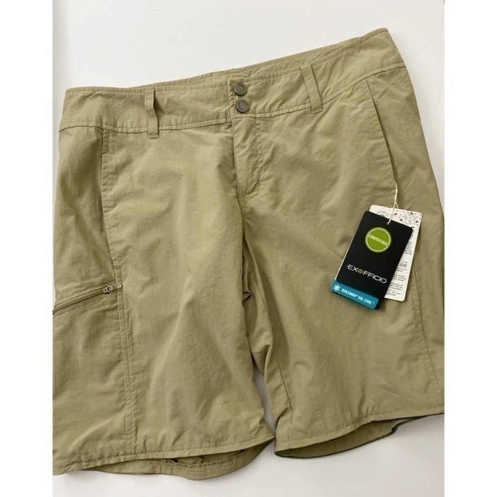 Exofficio Nwt Khaki Bugsaway Sol Cool Ampario Shorts